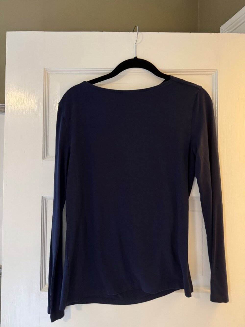 MM LaFleur Navy Top - Picture 2 of 3